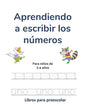 Aprendiendo a escribir los números: Para niños de 3-4 años - Paperback