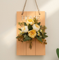 Wall mounted decorative board-yellow peony and chrysanthemum-1 piece-carton