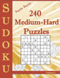 Puzzler Guzzler Sudoku 240 Medium-Hard Puzzles Volume 1: Large Print for Adults(Suitable for Seniors) Big Book of Strategy Fun - Brain Stimulation - M - Paperback