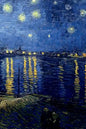 Van Gogh Starry Night Over The Rhone - Paperback