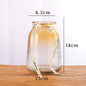 Simple Ice Seal Glass Gradient Color Vase