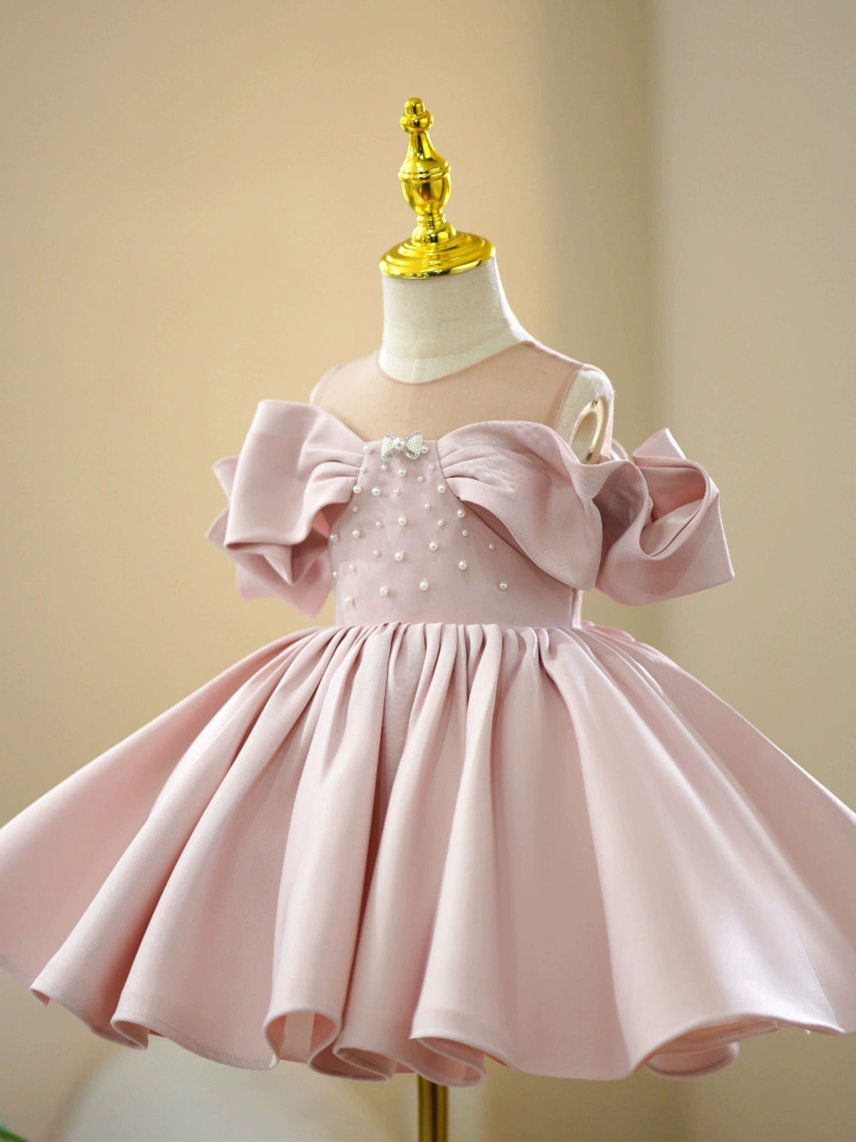 Creative Fashion Girls Off-shoulder Umbrella Princess Dress