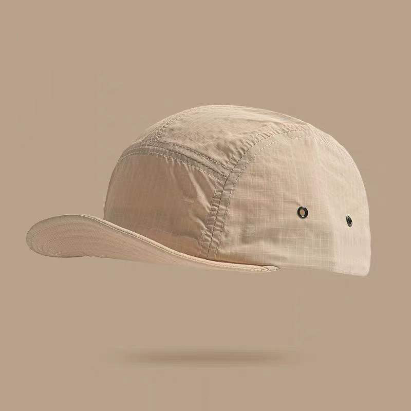 Men's And Women's Retro Checkered Classic Five-panel Casual Style Quick-drying Short Brim Baseball Cap, Daily Outing Versatile Sun Hat