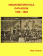 Indian Motorcycle Data Book 1920 - 1929 - Paperback