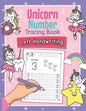 Unicorn Number Tracing Book Left Handwriting: Magical Practice Workbook for Left-Handed Preschoolers - Perfect Math Learning Worksheets for Kindergart - Paperback