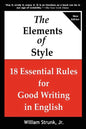 The Elements of Style: 18 Essential Rules for Good Writing in English - Paperback
