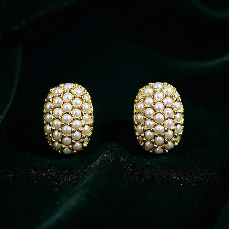 French-style Light Luxury Elegant Pearl Earrings