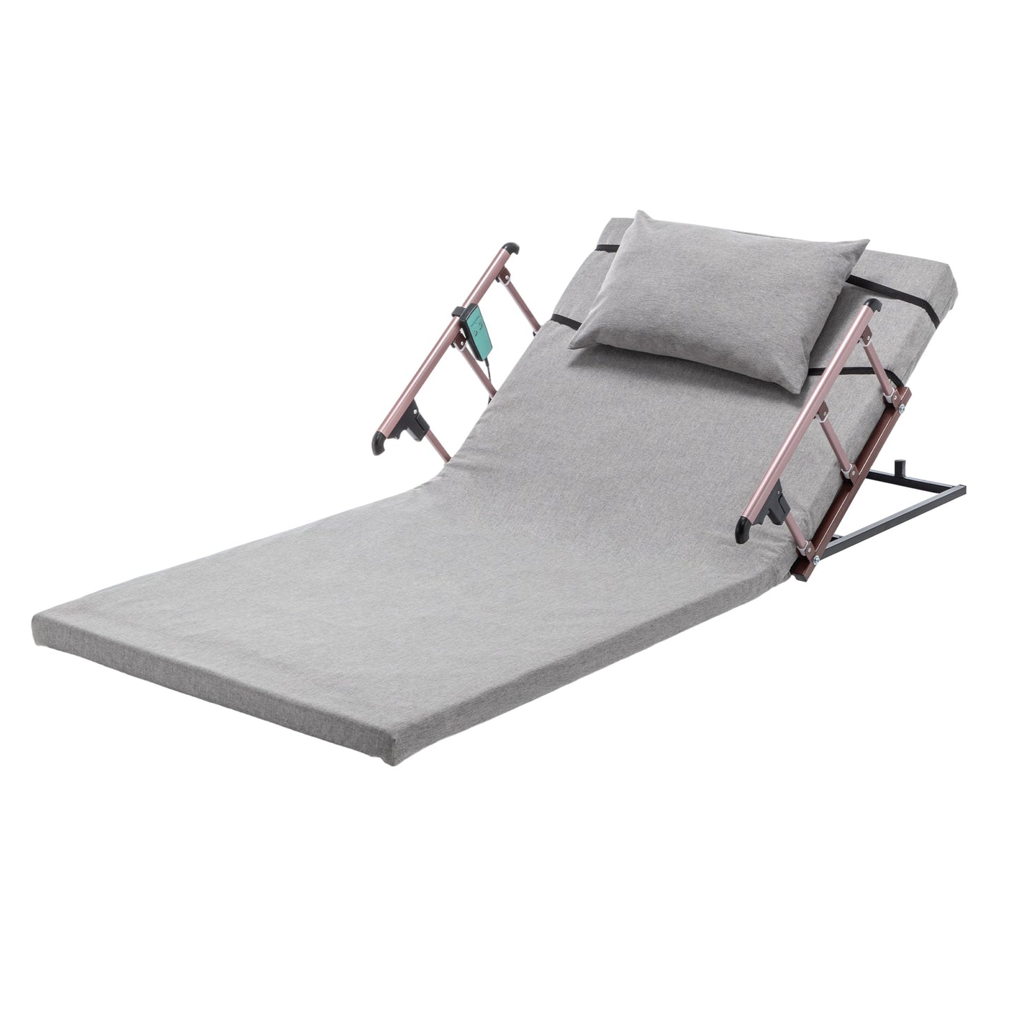 Bed Backrest Electric Adjustable 68 Degree Safety Rails Remote 300 LB 74 In
