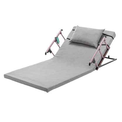 Bed Backrest Electric Adjustable 68 Degree Safety Rails Remote 300 LB 74 In