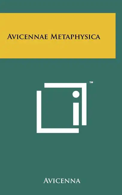 Avicennae Metaphysica - Hardcover