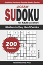 Jigsaw Sudoku for Adults & Seniors: 200 Medium to Very Hard Puzzles - Paperback