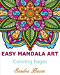 Easy Mandala Art Coloring Pages - Paperback