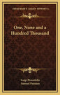One, None and a Hundred Thousand - Hardcover