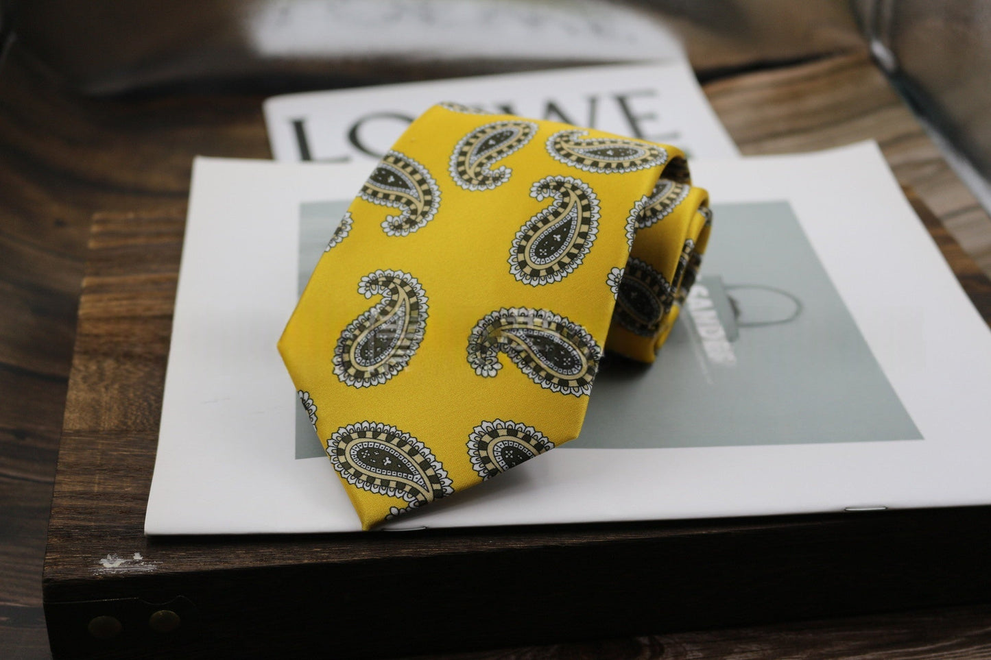 9cm Business Formal Wide-width Tie, Mens Vintage Style