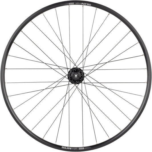 Quality Wheels Value Double Wall Series Disc Front Wheel - 27.5" QR x 100mm 6-Bolt/Rim BLK 32H