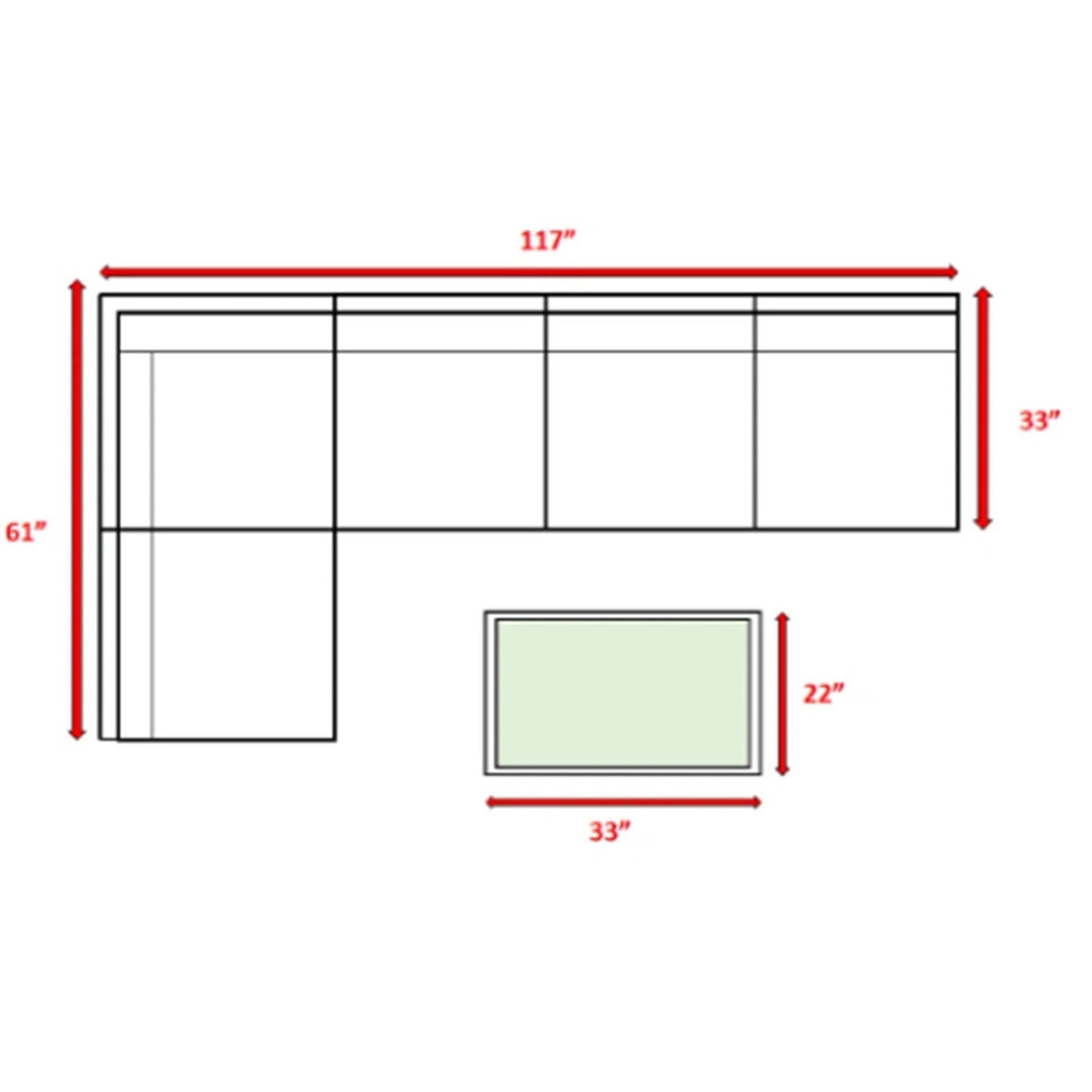 Outdoor Sectional Set HDPE Wicker Aluminum Gray 6 Piece Seats 4 1500 LB
