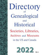 Directory of Genealogical and Historical Societies, Libraries, Archives and Museums in the US and Canada, 2022, Vol 2 - Paperback