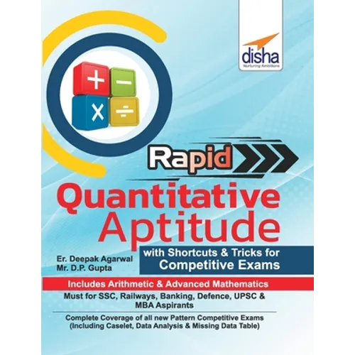 Rapid Quantitative Aptitude - Book of Shortcuts & Tricks for Competitive Exams - Paperback