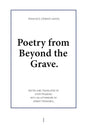 Poetry from Beyond the Grave - Paperback