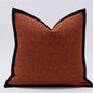 Asian Bamboo Leaf Embroidered Cushion (Cover or with Insert)
