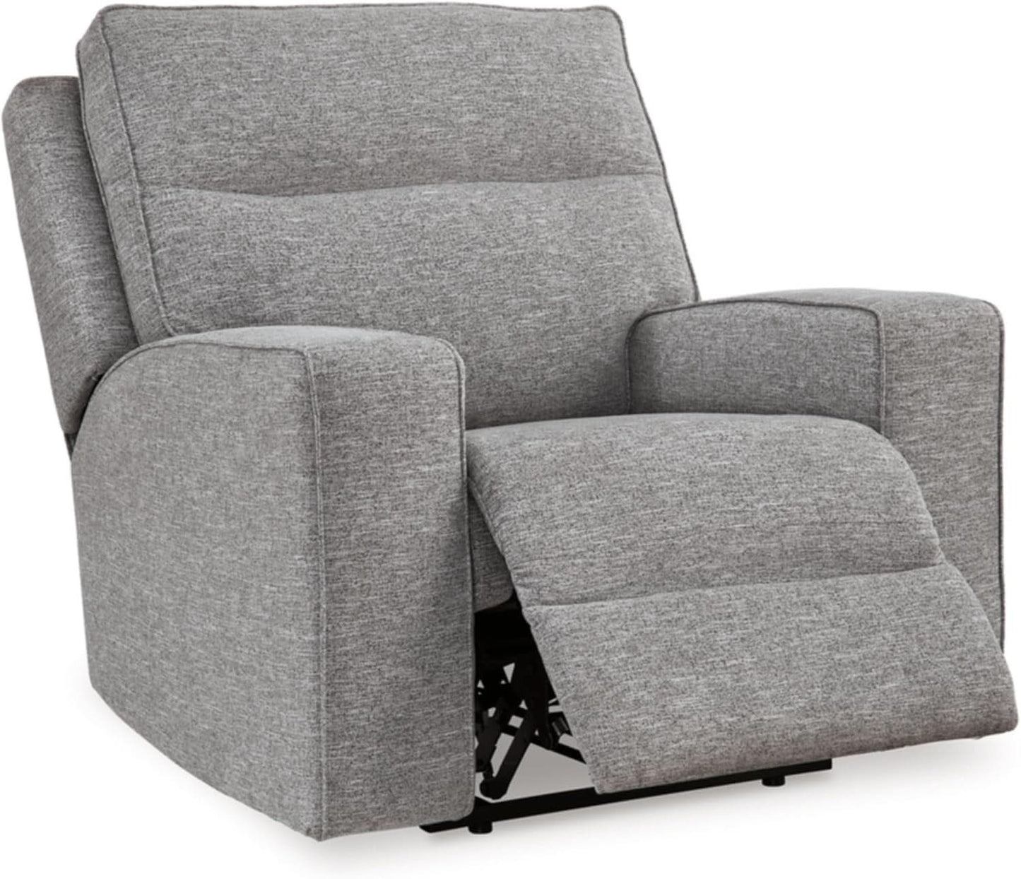 Gray Power Recliner With Adjustable Comfort For Living Room