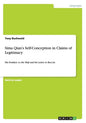 Sima Qian's Self-Conception in Claims of Legitimacy: His Postface to the Shiji and his Letter to Ren An - Paperback