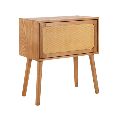 Rotating Hidden Compartment Nightstands, Mid Century Modern Concealment