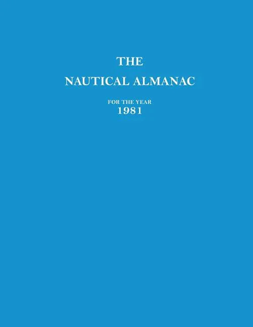 1981 Nautical Almanac - Paperback