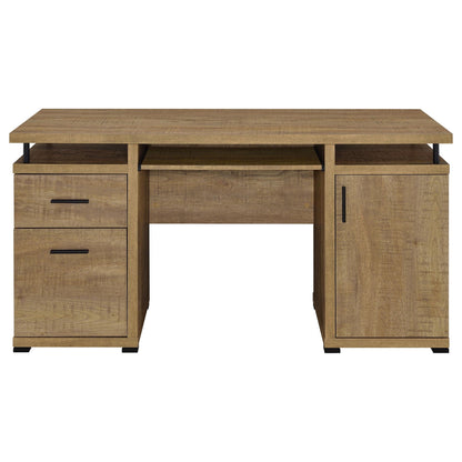 Tracy 55-inch 2-drawer Office Computer Desk Mango