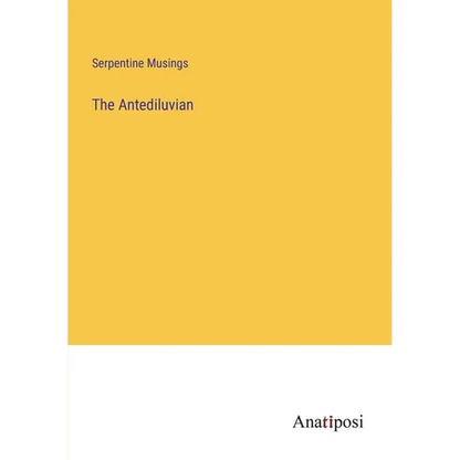 The Antediluvian - Paperback