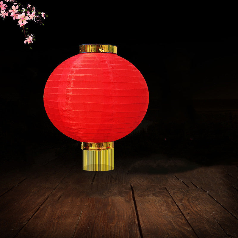Outdoor Red Chinese Lantern – Waterproof Round Hanging Lantern (Multiple Sizes)