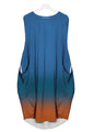 Mid-length Plus Size Printed Sleeveless Dress
