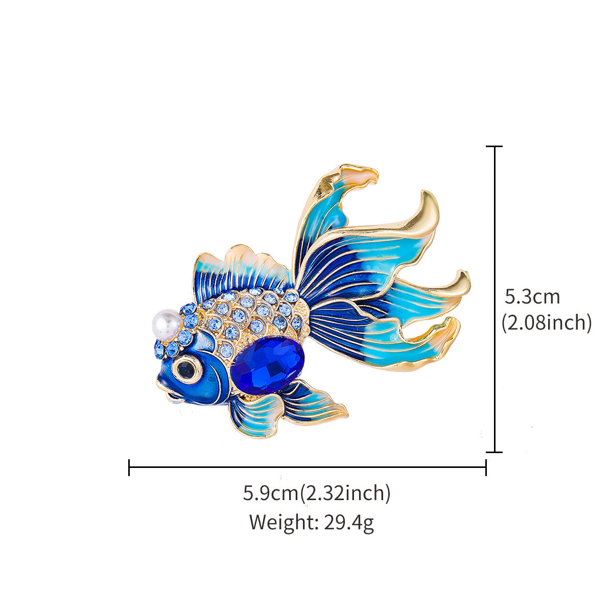 Enamel-dripped Lobster Brooch Accessory For Women