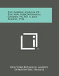 The Garden Journal of the New York Botanical Garden, V4, No. 4, July-August, 1954 - Paperback