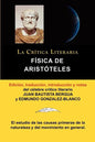 Fisica de Aristoteles, Coleccion La Critica Literaria Por El Celebre Critico Literario Juan Bautista Bergua, Ediciones Ibericas - Paperback