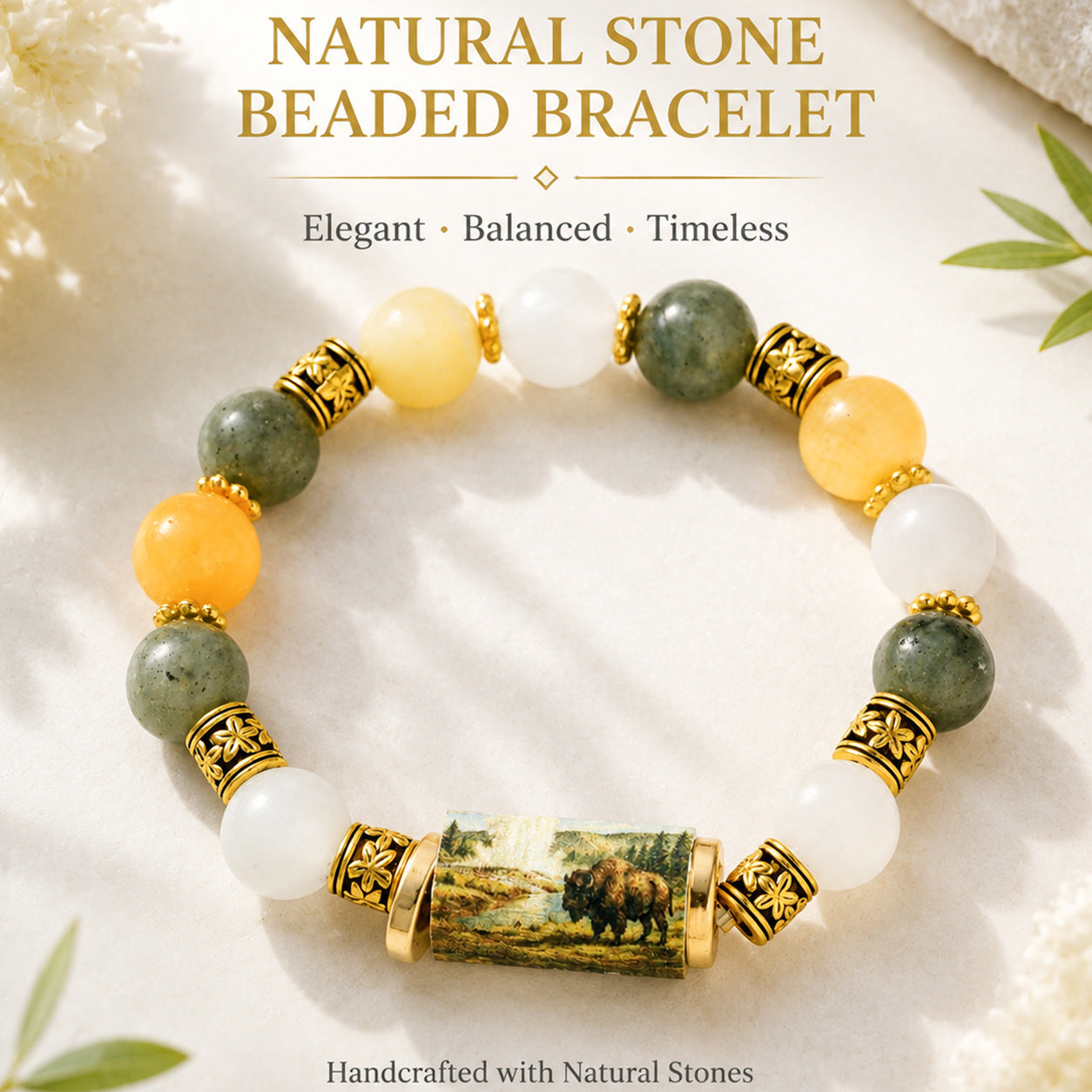 December Birth Flower Pendant Bracelet For Women