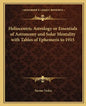 Heliocentric Astrology or Essentials of Astronomy and Solar Mentality with Tables of Ephemeris to 1915 - Paperback