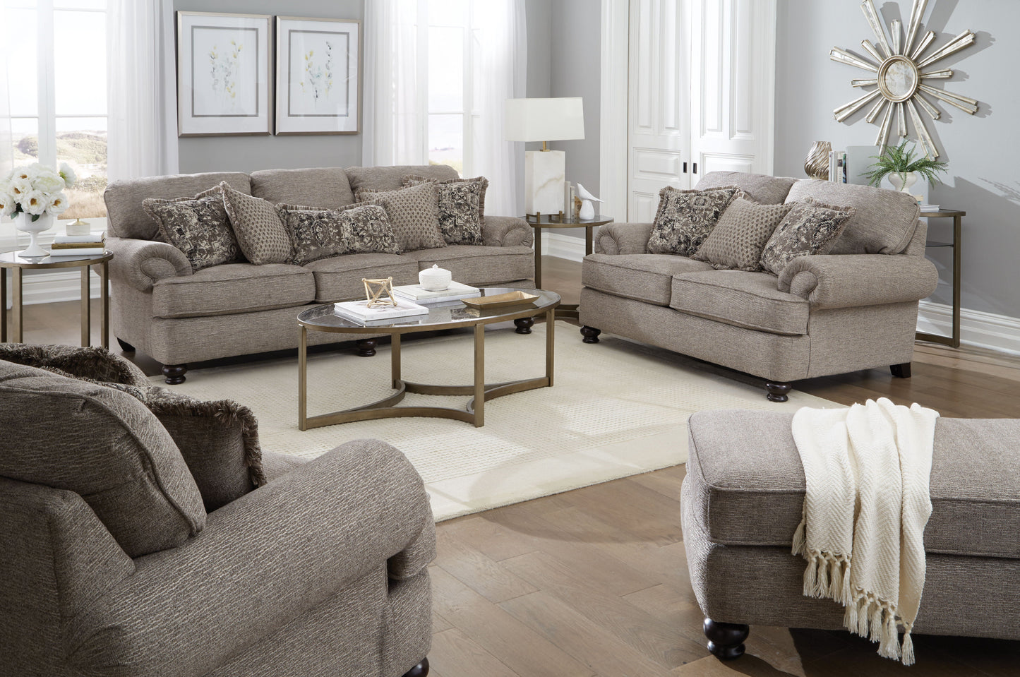 Freemont - Ottoman - Pewter