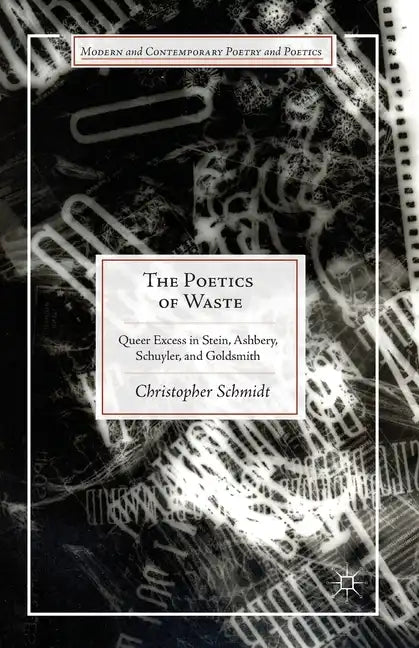 The Poetics of Waste: Queer Excess in Stein, Ashbery, Schuyler, and Goldsmith - Paperback