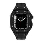 Smart Watch Stainless Steel Case Silicone Strap All In One