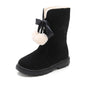 Winter New Girls Warm Cotton Boots Princess Long Children