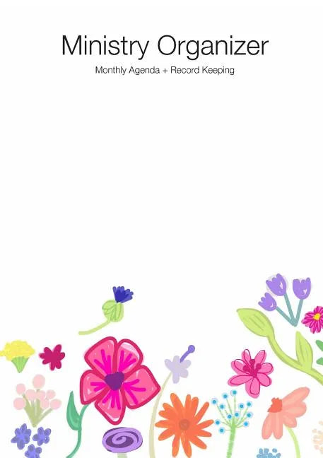 Jehovah's Witnesses Ministry Organizer, Month at a Glance Agenda + Records + Notes - Paperback