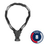 Abus Yardo Chain Lock Fingerprint 7mm 85cm 2.8' Black
