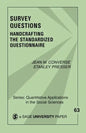 Survey Questions: Handcrafting the Standardized Questionnaire - Paperback