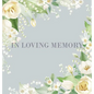Condolence book for funeral (Hardcover): Memory book, comments book, condolence book for funeral, remembrance, celebration of life, in loving memory f - Hardcover