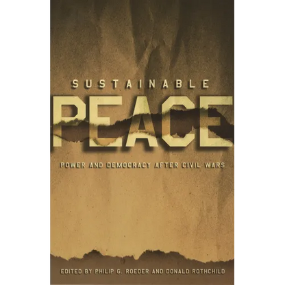 Sustainable Peace: Power and Democracy After Civil Wars - Paperback