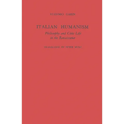 Italian Humanism - Hardcover