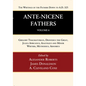 Ante-Nicene Fathers: Translations of the Writings of the Fathers Down to A.D. 325, Volume 6 - Hardcover