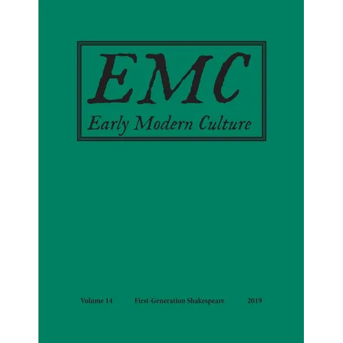 Early Modern Culture:: Vol. 14 - Paperback