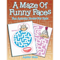 A Maze Of Funny Faces: Fun Activity Books For Kids - Paperback